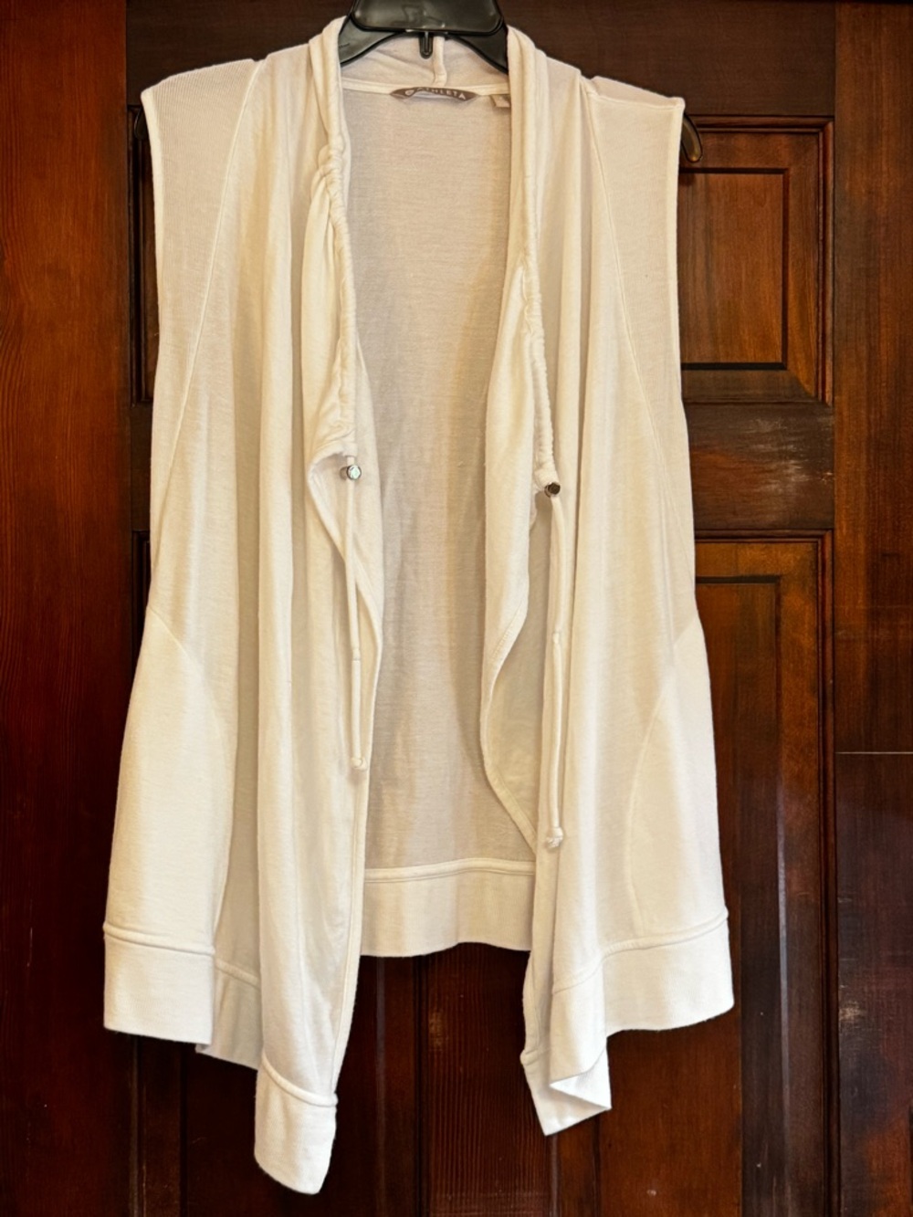 Athleta Cream Lightweight Women's Knit Vest‎